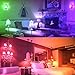 immagine 2Lampadina LED E14, 5W (equivalenti a 40W) Colorate RGBW RGB 2700K Sfera Luce Bianca Calda Dimerabile Cambiare Colore Lampadina Multicolore con Telecomando (Pacco da 4)