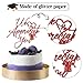 Red Glitter We Appreciate You Cake Topper, Thank You For All You Do Appreciation Decorations, Nurse/Doctor Appreciation Party Decorations Supplies