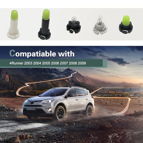 10 bombillas LED para control de clima de coche miniatura 6