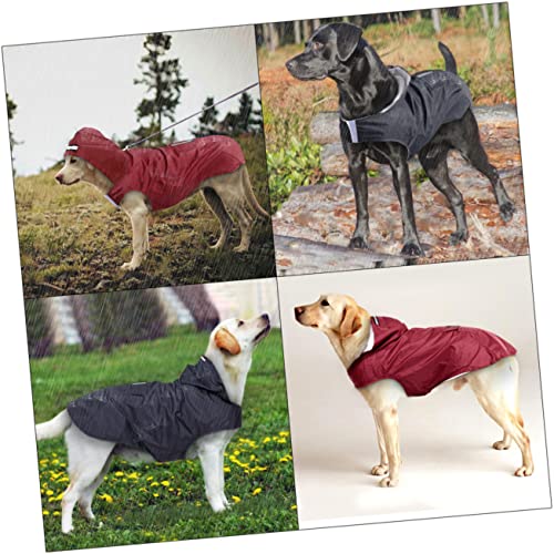 Mipcase Vestuário De Caminhada Vestir Roupas Correndo Gato Capa De Chuva Capa De Chuva Cachorro Gran