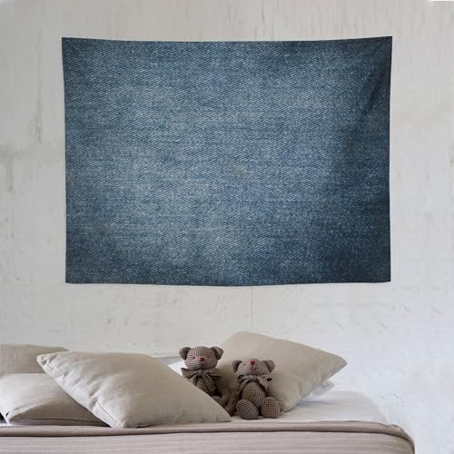 ZhiRain Jeans Texture Pattern Tapestry Wall Hanging Denim Blue Jeans Fashion Grunge Textured Tapestries Home Decor for Living Room Bedroom Apartment Farmhouse Dorm 30'x40'