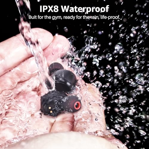 Image of TOZO T6 Wireless Earbuds, Bluetooth Ear Buds, Stereo Sound in Ear Headphones, 50 Hours Playtime, AI Clear Call, Wireless Charging Case, APP Customizable EQs, IPX8 Waterproof Earphones