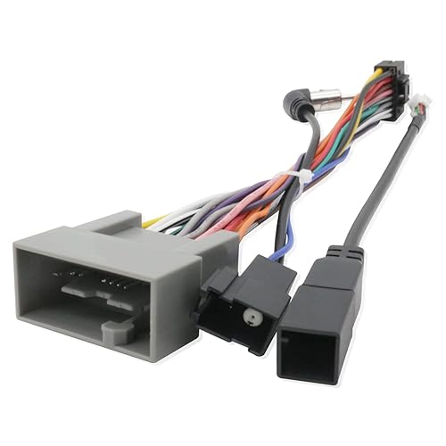 Miniatura 1 de Fiegromech Reemplazo del arnés de cableado de radio estéreo del coche para Honda City Fit Jazz Greiz Stereo Power Speaker Connector Adapter