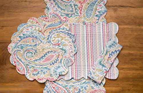 Set de 6 Servilletas Maisie Azul miniatura 5