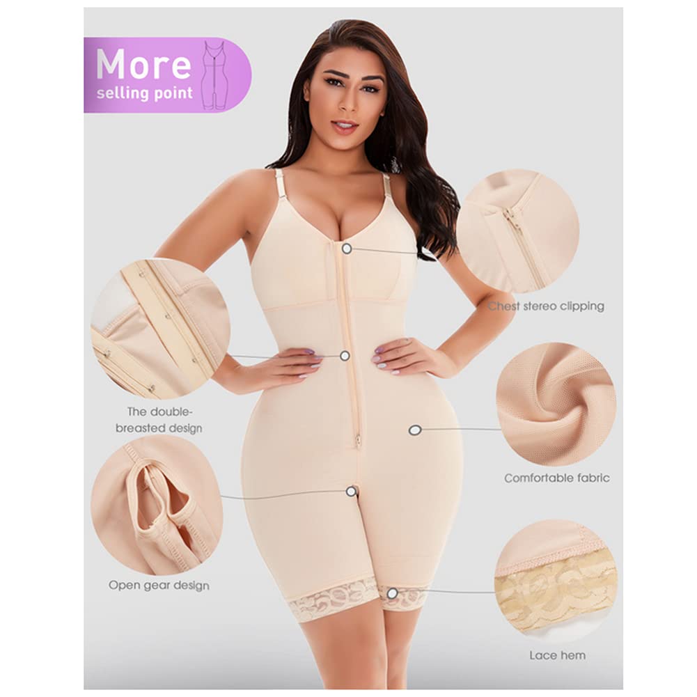 Butt Lifter Shaper Bielizna modelująca brzuch dla kobiet Modelowanie całego ciała Butt Lifter Uda Wyszczuplające spodenki S-6XL(Kolor miąższu-5X-Duży