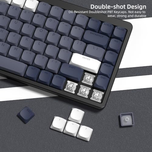 Womier Low Profile Keycaps - PBT Shine Through Keycaps - 2