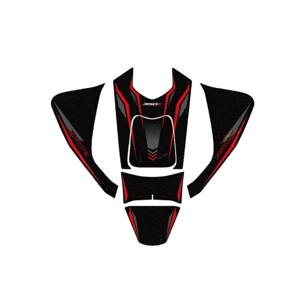 Autocollants réservoir moto anti-glisse de protection scooter 350E