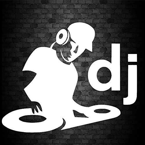 Adesivo per DJ divertente per auto, furgone, bicicletta, caravan, finestra, decalcomania in vinile (spedizione gratuita nel Regno Unito) V8