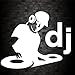 Adesivo per DJ divertente per auto, furgone, bicicletta, caravan, finestra, decalcomania in vinile (spedizione gratuita nel Regno Unito) V8