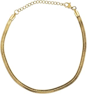 Gold Plated Daisy FLower Anklet Gold Choker Anklets for Women Girls | خلخال سلسلة ذهب مطلي عيار 14، خلخال نسائي بناتي أنيق