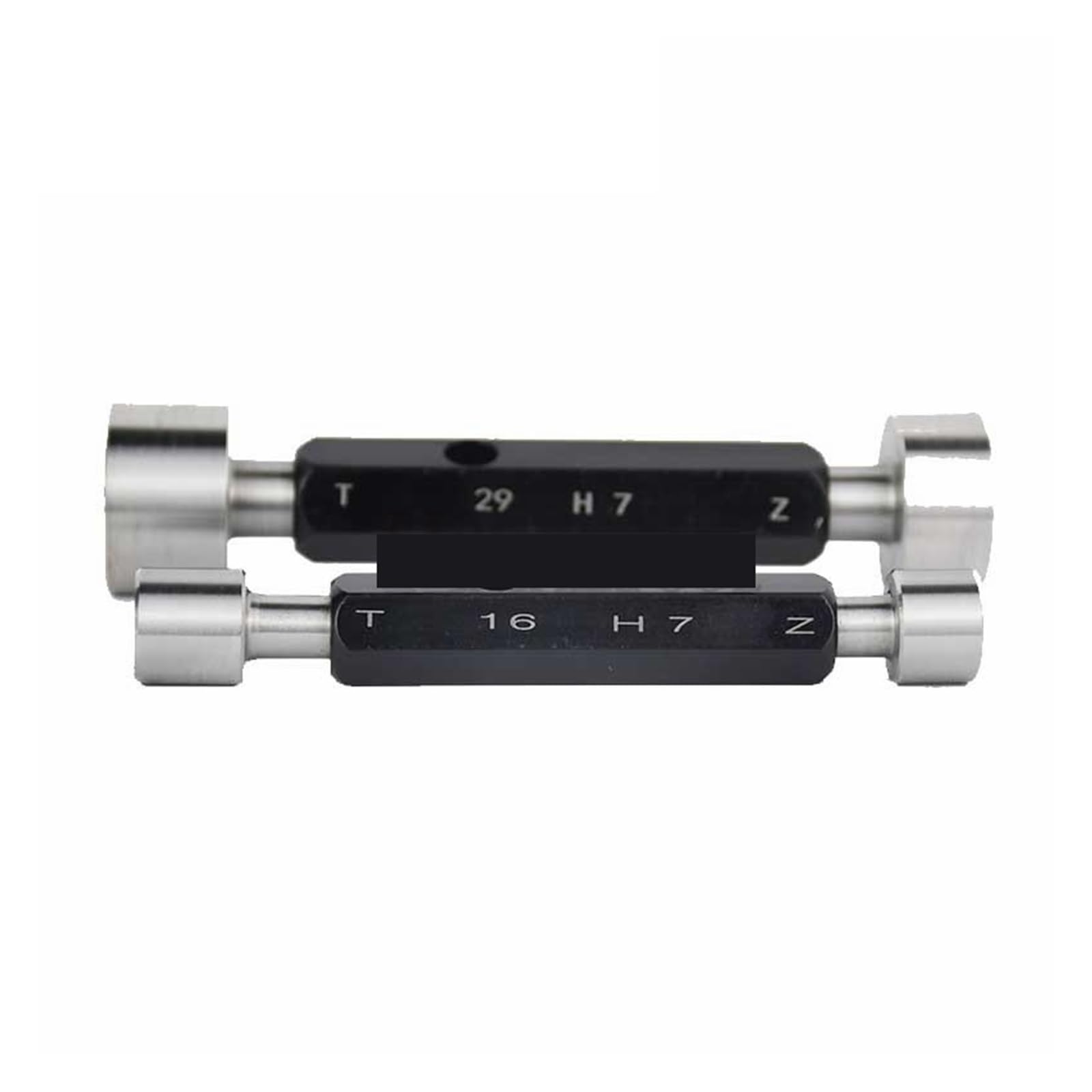 Gewindelehrdorn 26-59 mm H7-Glanzlehrdorn GO/NO GO Gage Metrisches Messgerät Präzisionsinternes glattes, feines Pitch-Gap-Testwerkzeug(27 H7)