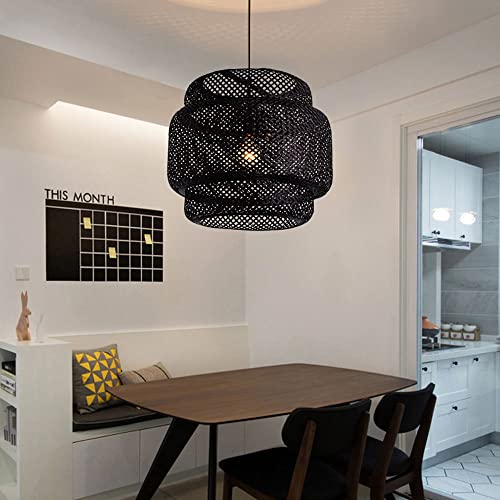 Lustre nordique en bambou pour lanterne créative d'auberge - 4