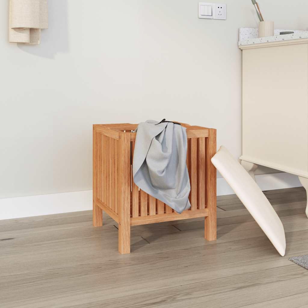 Taburete de baño Madera Maciza de Nogal 40,5x40x52 cm,Casa y jardín,Productos del hogar,Productos para Lavado de Ropa,Cestas para Ropa,5.05kg-350351