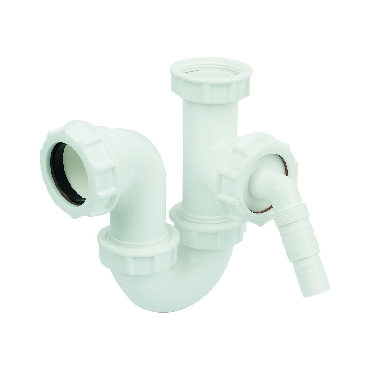 FloPlast TW472 76 mm Seal Single Bowl Sink Kit - White