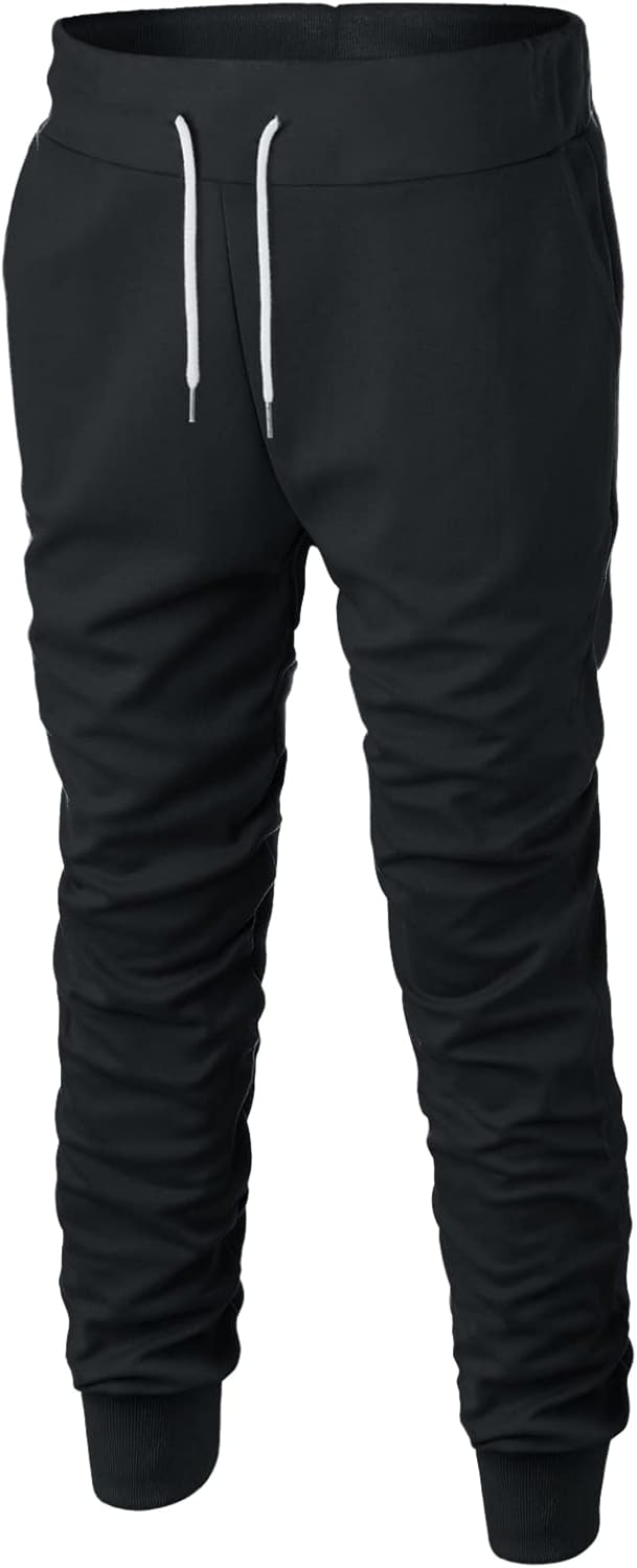 Ohoo Sweatpants for Men with Pockets Running Jogging Workout Track Pants