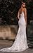 Toreque Lace Applique Wedding Dresses for Bride Mermaid V Neck Long Boho Spaghetti Straps Ivory Tulle Bridal Gowns with Train 2026 US4