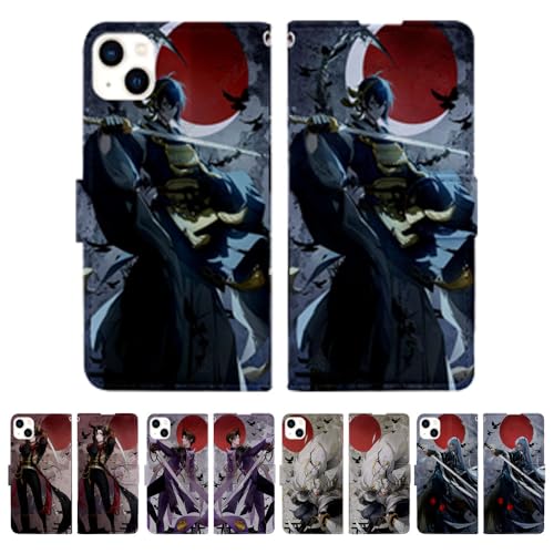 刀剣乱舞 スマホケース iphone 16 pro 手帳型 全機種対応 携帯ケース ケース 指紋防止 グッズ 手帳型ケース