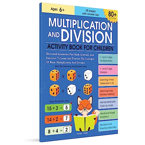 Multiplication and Division Activity Book: 80+ Activities Inside