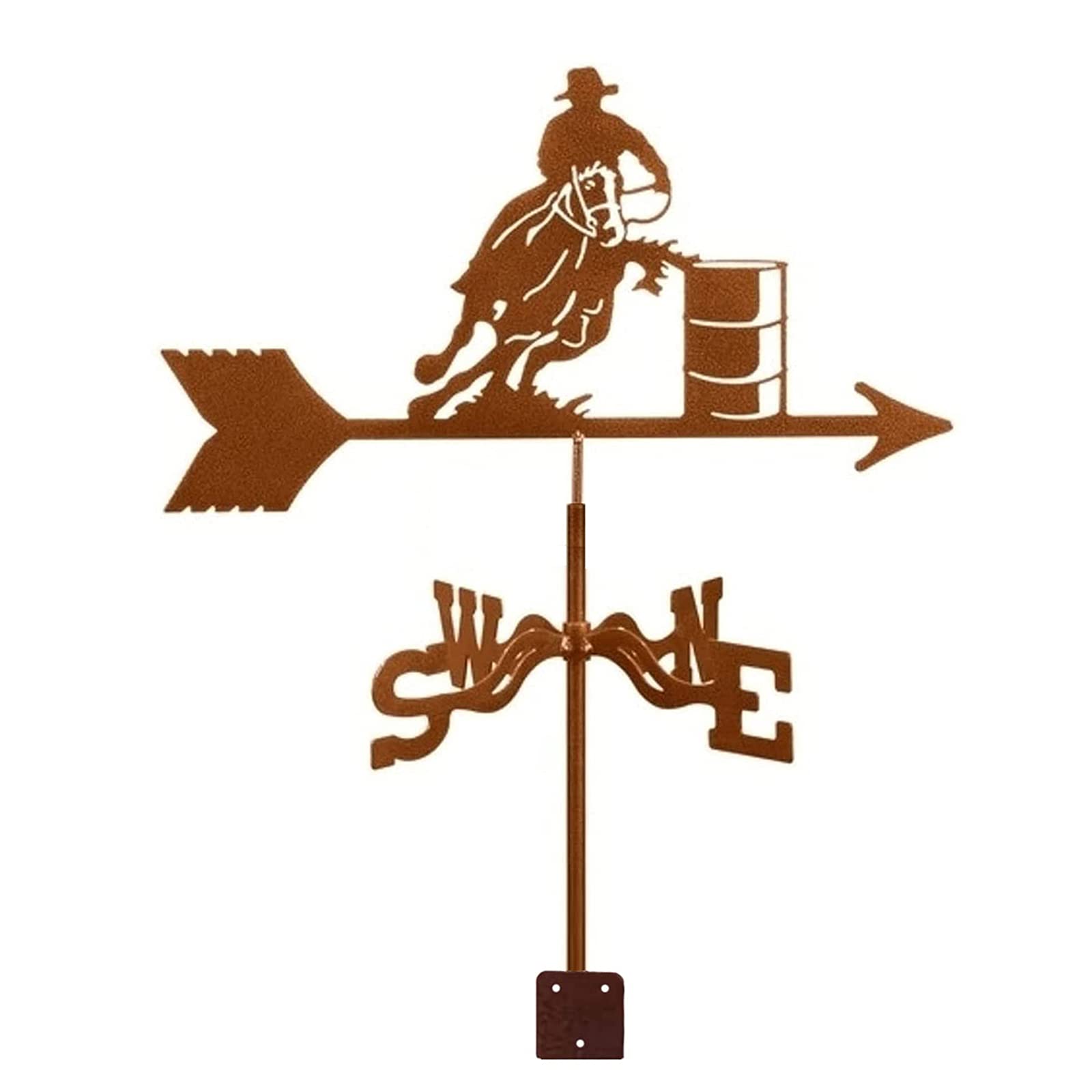 TAXXII wind vane Weathervane With Roof Mounted Wind Vane For Yard Retro Metal Garden Creative Direction Indicator Stainless Steel for Farm Home Weathercock Me