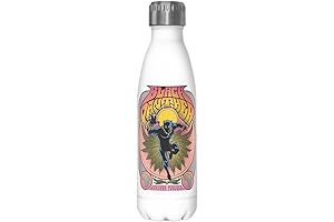 Marvel Boys' Black Panther Spoutless 17 oz Stainless Steel Water Bottle