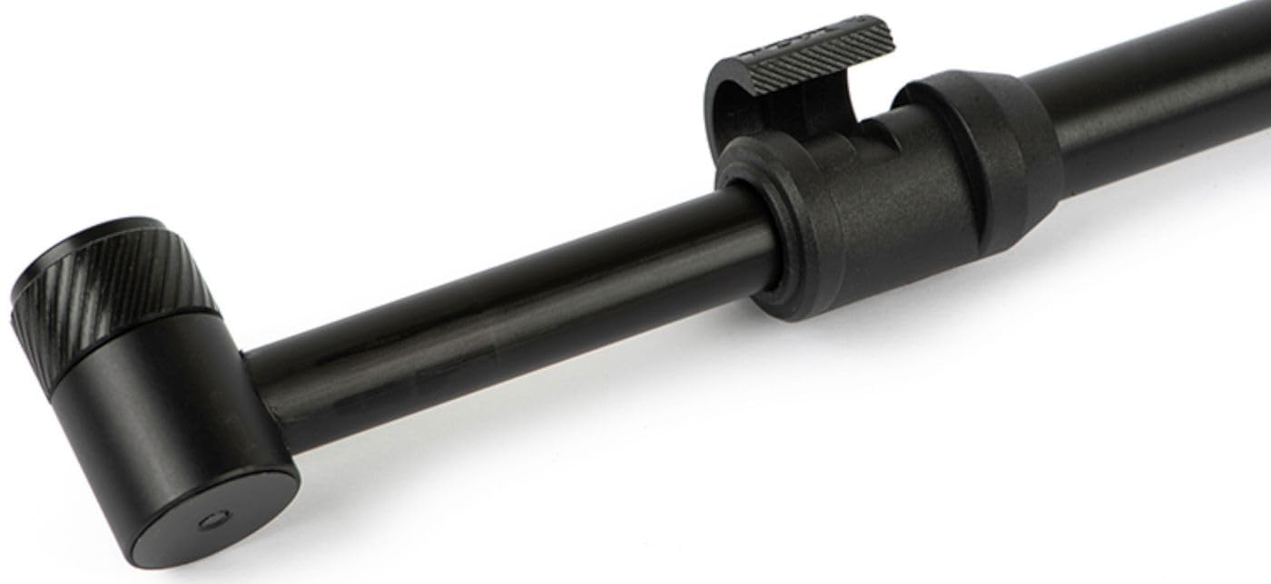 Fox Rutenauflagen für Karpfenruten zum Karpfenangeln Black Label QR Buzzer Bar 3 Rod Adjustable XL