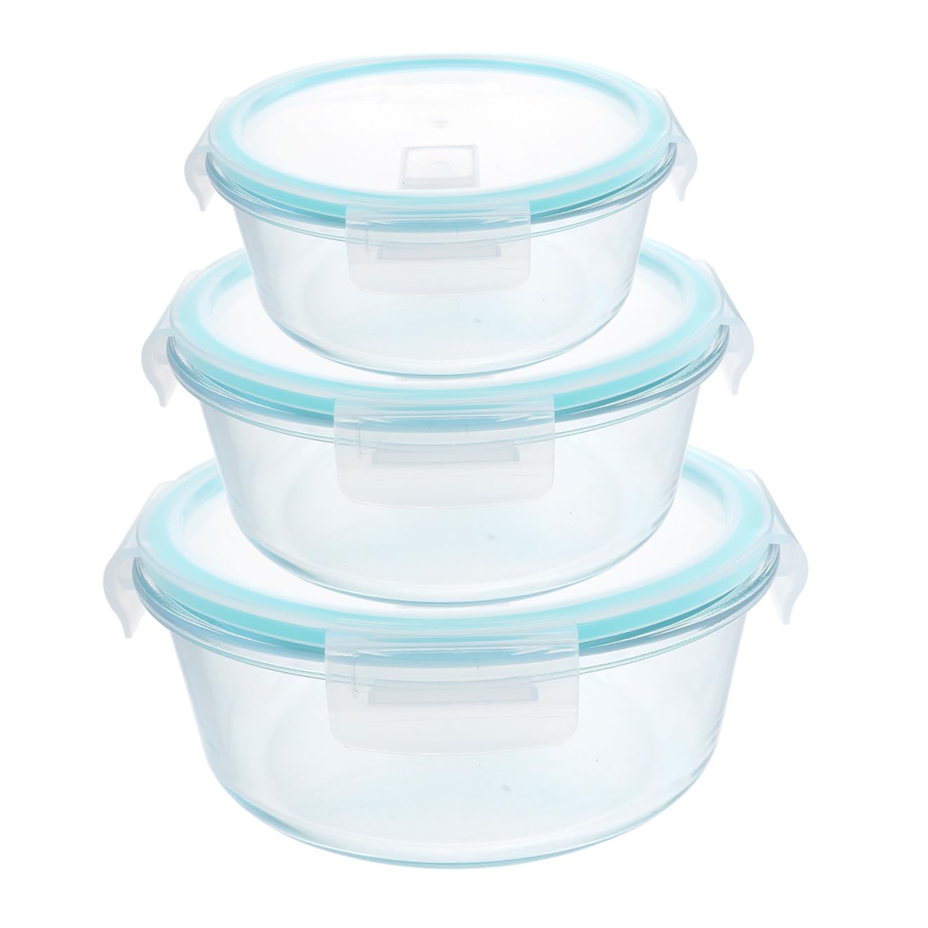 PRETYZOOM 3piezas Caja Bento Dividida Contenedor De Alimentos Fiambrera Hermética Para Oficina y Escuela