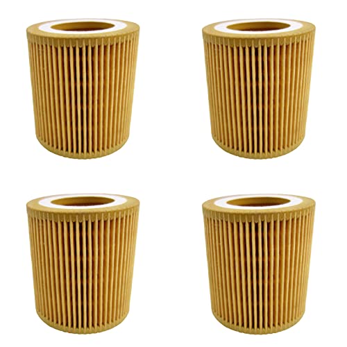 GaeaAuto 11427953129 Oil Filter Element Set Fit for BMW 128 135 323 325 328 330 335 428 435 525 528 530 535 640 740 Hybrid 3 5 7 M235 X1 X3 X4 X5 X6 Z4-4 Pack