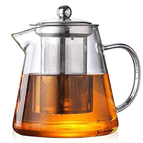 Glas Teekanne Hitzebeständige Küche Teekanne für Fruchtsaft Wasser Kaffee für Restaurant Tee Utensilien Sieb Wasserkocher nach Hause