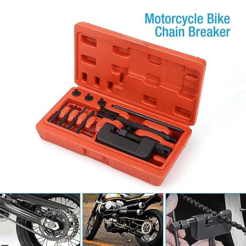 Kit pour couper chaîne de moto usée et riveter le nouveau maillon - 5