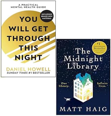You Will Get Through This Night By Daniel Howell & The Midnight Library By Matt Haig 2 Books Collection Set