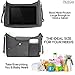 AJ KEEGAN Universal Baby Stroller Organizer with Cup Holders - The Only Stroller Accessory You Need - Universal Stroller Organizer Bag Includes Shoulder Strap & Stroller Hook - for Baby Shower Gifts