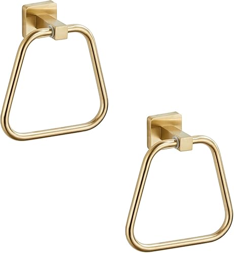 Miniatura 16 de Anillo de Toalla Negro Mate para Baño, Perchero de Toallas de Baño para Cocina, Montaje en Pared, Acero Inoxidable Resistente