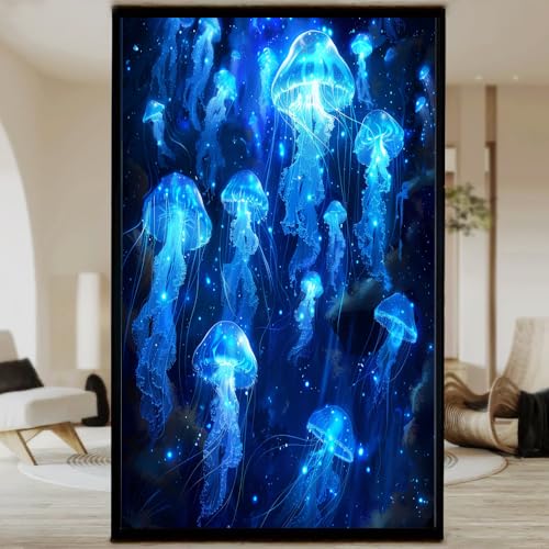 Película adhesiva para ventana con diseño medusa miniatura 2