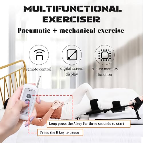 Entrenador inteligente para rodilla con control remoto, ejercicio de 0-120° miniatura 2