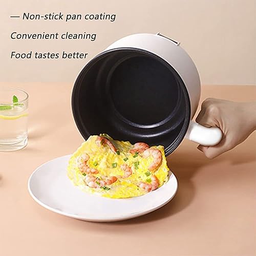 Miniatura 10 de Drizzle Electric Cooker 1.7L - Mini Skillet Non-Stick Coating - Stir Fry Food Maker 110V Portable Cookerware Dorm Cooking - for Personal Ramen