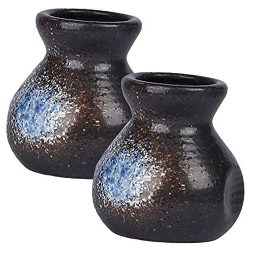 Cabilock 2pcs Japanese Style Ceramic Toothpick Holders Creative Toothpick Storage Cases for Home Decoration and Stable present for Family and Friends