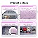BOYATU Travel Makeup Bag Organizer: 3 Pcs Set Large Capacity Cosmetic Bags Holds 10–20 100ml Full-Size Bottles - 180°Open-Flat Make up Case 3-sec touch-up - Toiletry Bag Gift women (01-F-Purple)
