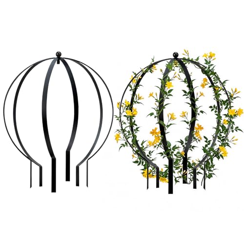 HEYTIMI Large Metal Trellis Obelisks
