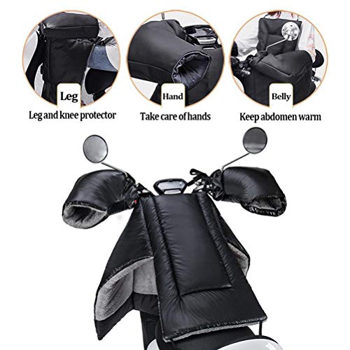 Protection Tablier Couvre Jambe Scooter avec Manchon de Guidon, Housse Protection Contre Le Froid et la Pluie - Scooter Tablier Universel Couverture Couvre Jambe pour Scooter Couverture - Image 6
