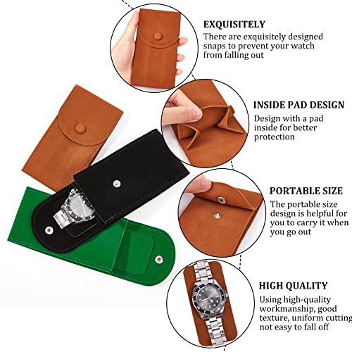 Nbeads TP-WH0013-005B-EU10 6 Pcs Velvet Watch Pouch thumb #4
