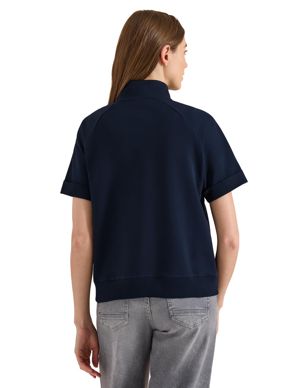 Cecil Kurzarm Sweatjacke mit Zipper