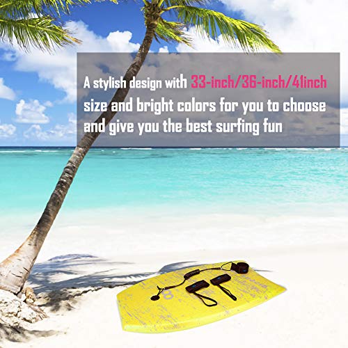 image for WOOWAVE Bodyboard 33-inch/36-inch/41-inch Super Lightweight Body Board