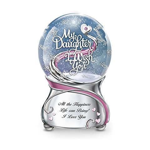 The Bradford Exchange My Daughter Musical Snowglobe Cover