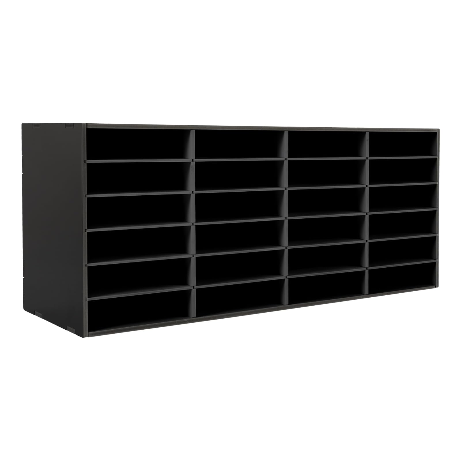 24 scomparti, organizer da scrivania, mensole per ufficio, 100 x 30 x 42 cm