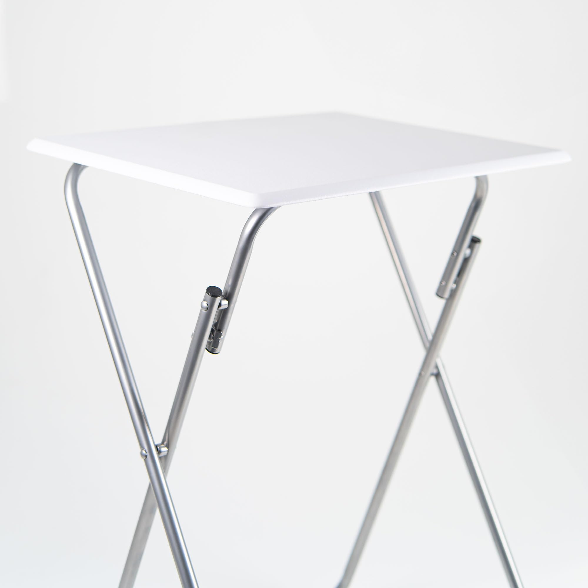 Jocca - Tavolino Pieghevole Salvaspazio | Tavolo in MDF con Gambe in Metallo | Supporta fino a 20 kg | Ideale per Casa e Ufficio | 48x38x66 cm