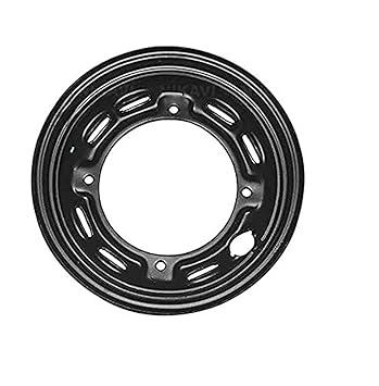 Aow Tubeless Tyre Rim for Honda Dio 110 Het New Models - Black