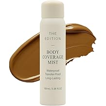 The Edition Body Coverage Perfector Spray   Flawless Full Body & Leg Makeup | Skin-Perfecting Foundation, Tattoo & Scar Concealer, Waterproof, Long-Lasting & Transfer-Proof Golden Bronze