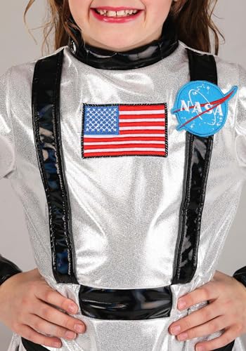 Disfraz de astronauta para niña, traje espacial intergaláctico miniatura 4