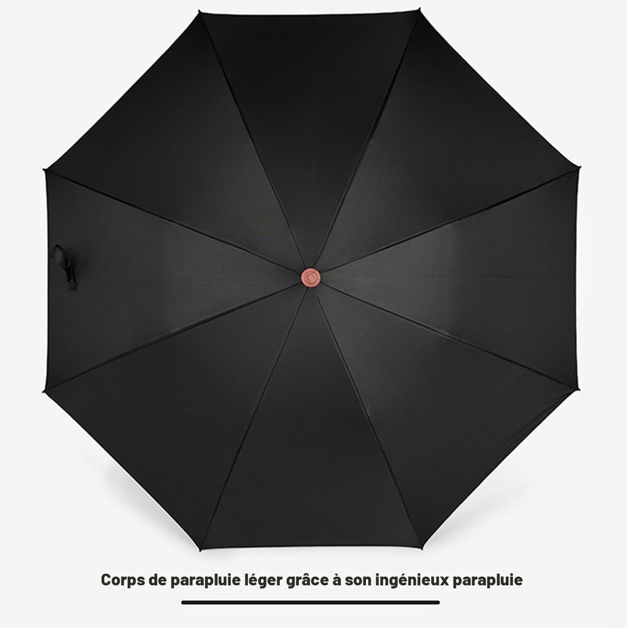 Parapluie Canne 2 en 1 Bâton de Marche Umbrella-Béquilles Antidérapant - pour Les Personnes âgées Canne de Voyage Parapluie de Marche pour L'extérieur