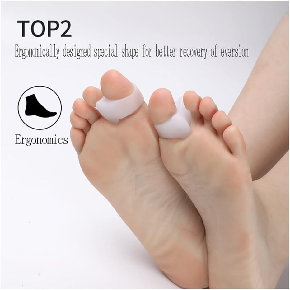 DEAVER Bunion Corrector Toe Separators – Minimally Invasive Gel Hallux Valgus Big Toe Straightener Protector Splint– Immediate Foot Pain Relief